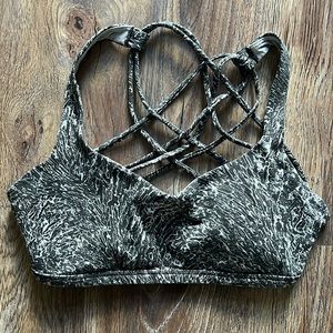 lululemon athletica Black and White Sports Bra